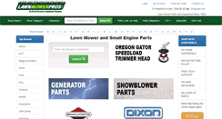 Desktop Screenshot of lawnmowerpros.com